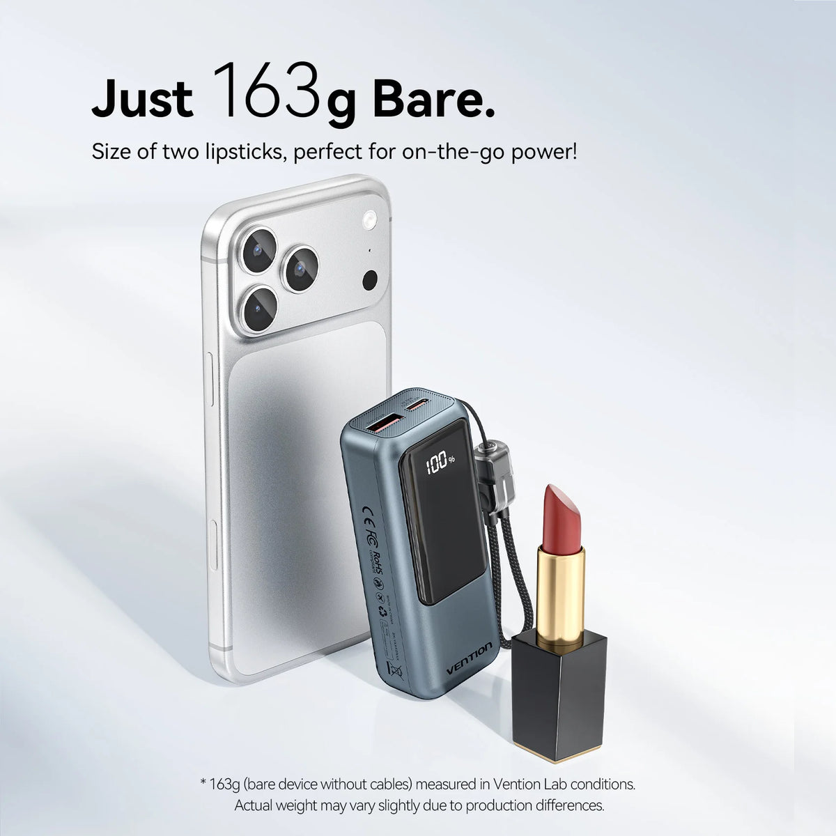 Stay Charged Anywhere with the Slim Portable Power Bank – 10,000mAh Fast Charging