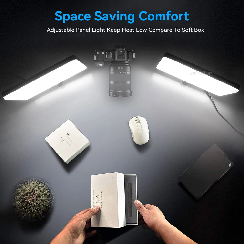 LED Video Panel Light for Stunning Studio Photography & Live Streaming – Complete Kit with Tripod