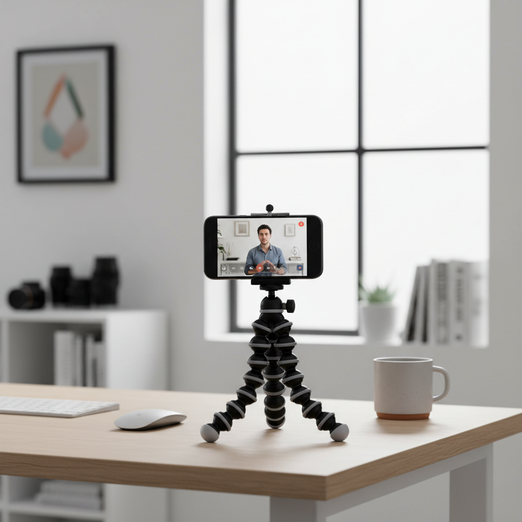 Flexible Phone Tripod - Lifestyle