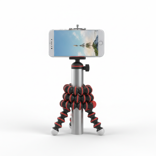 Flexible Phone Tripod - White Background