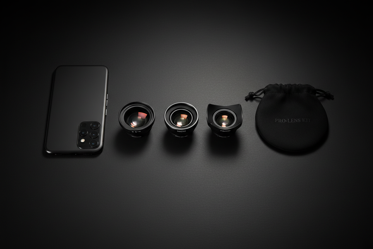 Smartphone Camera Lens Kit — 3-in-1 Creator Pack