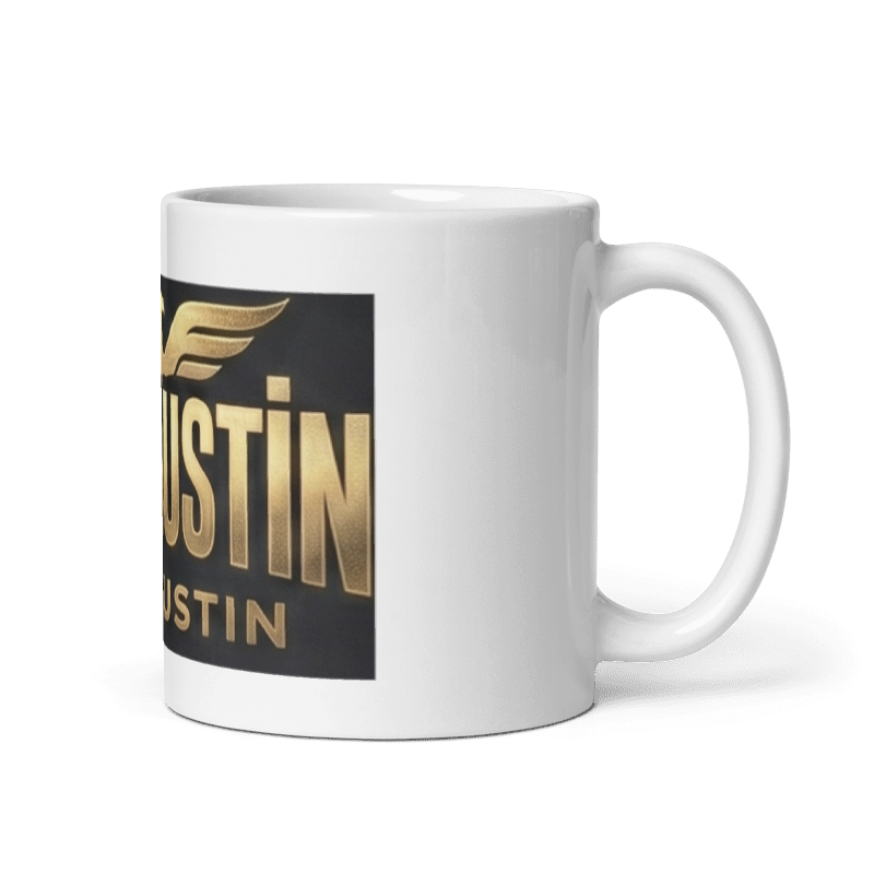 Stenaustin White Glossy Mug — Eagle Creator Edition